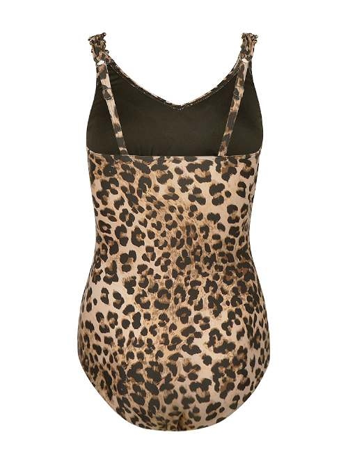 Mila Leopard marron/print maillot de bain