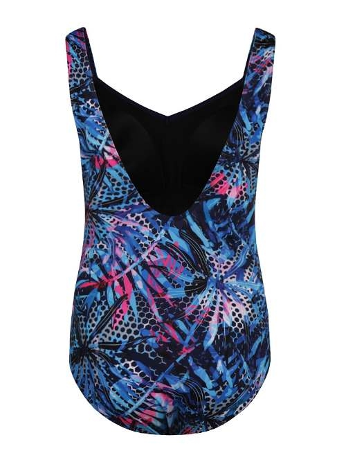 Mila Colourful Leaves bleu marine maillot de bain