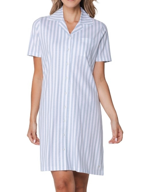 Pastunette Femme bleu chemise de nuit