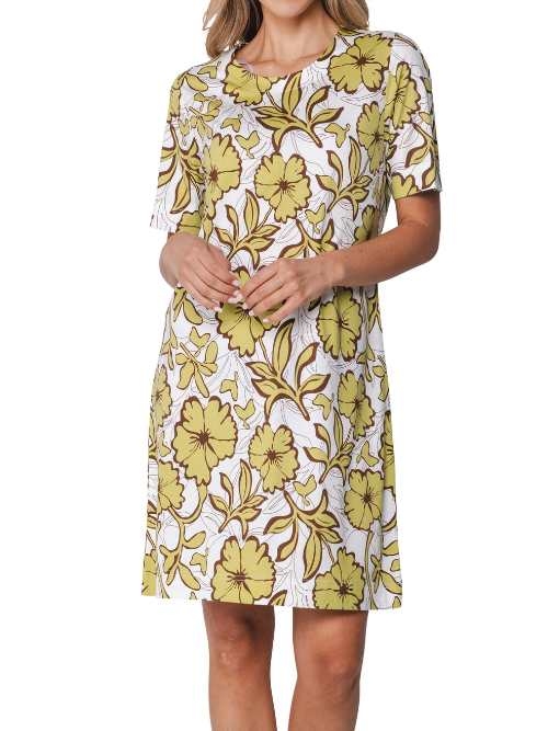 Pastunette Femme jaune chemise de nuit