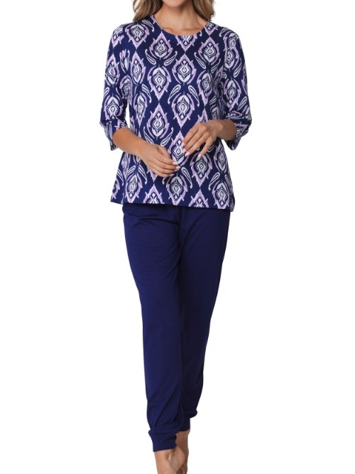 Pastunette Femme bleu marine pyjama