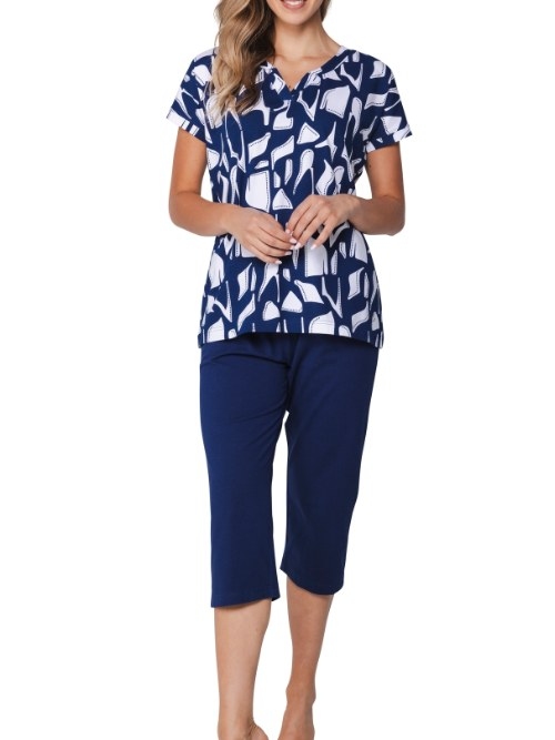 Pastunette Femme bleu marine pyjama