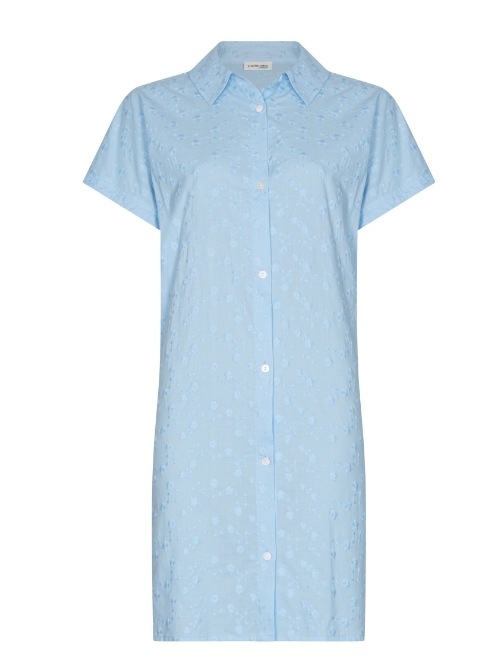 Pastunette Femme bleu chemise de nuit