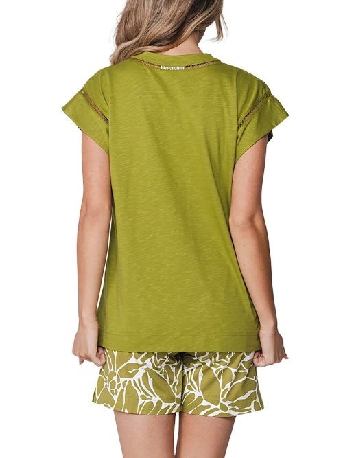 Pastunette Femme vert shortama