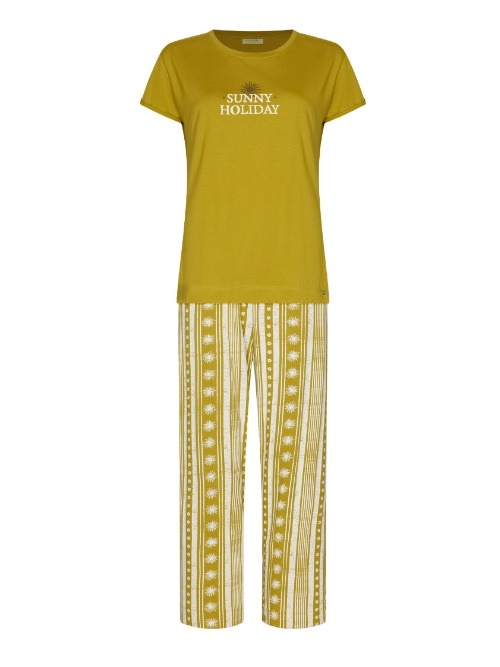 Rebelle Femme vert pyjama