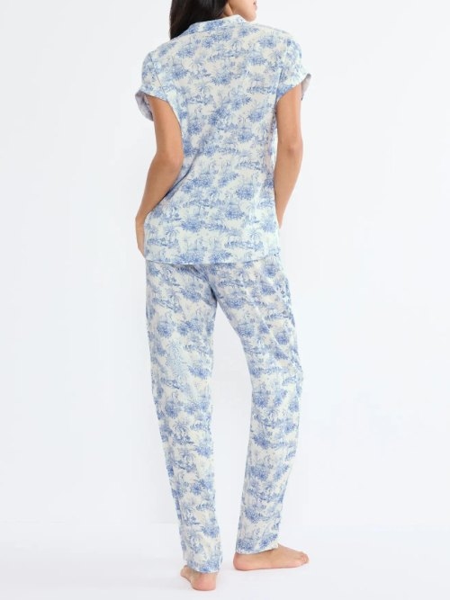 Triomphe Boyfriend Fit bleu pyjama