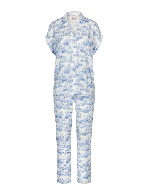 Triomphe Boyfriend Fit bleu pyjama