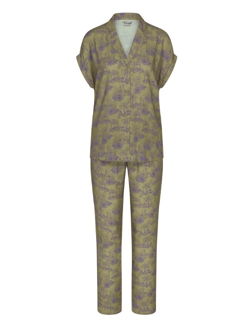 Triomphe Boyfriend Fit vert pyjama