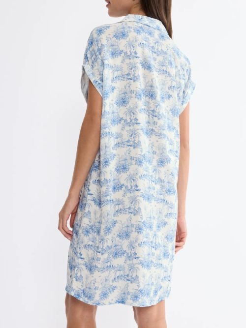 Triomphe Boyfriend Fit bleu chemise de nuit