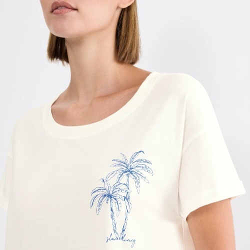 Triomphe Nightdresses blanc cassé chemise de nuit