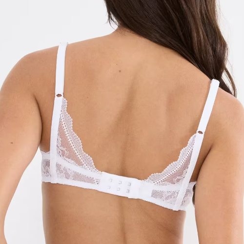 Triomphe Comfort Allure blanc soutien-gorge sans forme