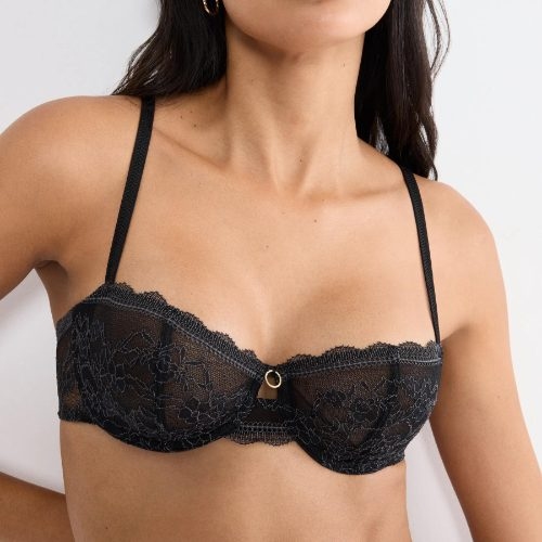Triomphe Comfort Allure noir soutien-gorge sans forme
