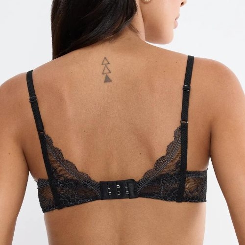 Triomphe Comfort Allure noir soutien-gorge sans forme