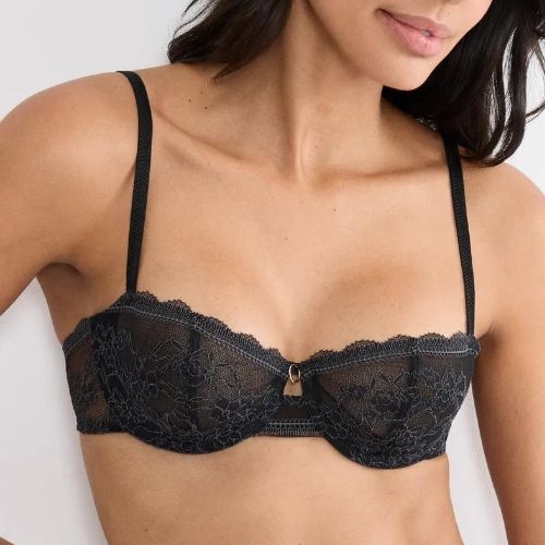 Triomphe Comfort Allure noir soutien-gorge sans forme