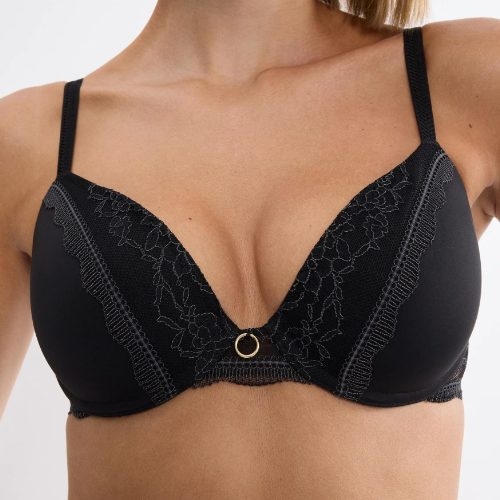 Triomphe Comfort Allure noir soutien-gorge rembourré