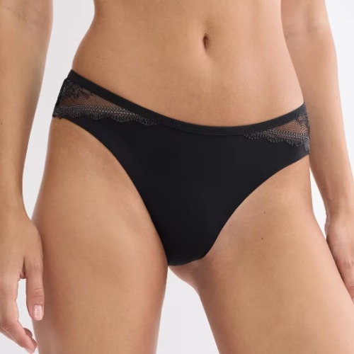 Triomphe Comfort Allure noir slip brésilien