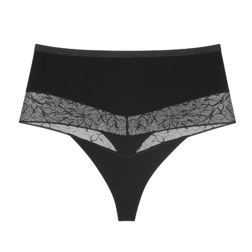 Triomphe Comfort Contour noir culotte string