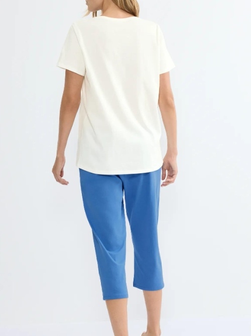 Triomphe Sets blanc/bleu shortama