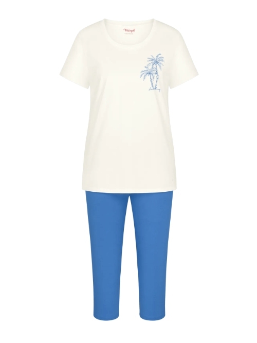 Triomphe Sets blanc/bleu shortama