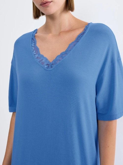 Triomphe Timeless Sensuality bleu chemise de nuit