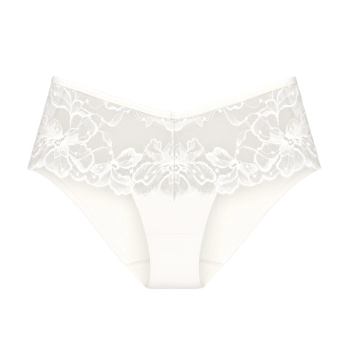 Triomphe Gardenia Florale blanc cassé slip