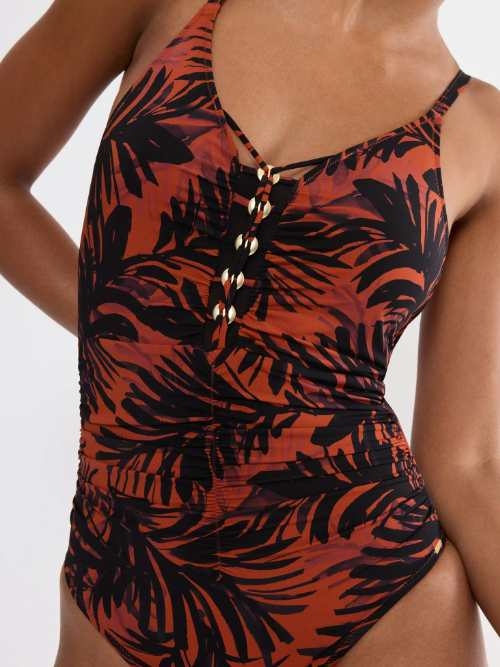 Triumph Swimwear Summer Palm marron maillot de bain