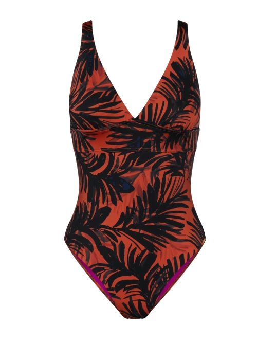 Triumph Swimwear Summer Palm marron maillot de bain