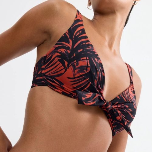 Triumph Swimwear Summer Palm marron haut de bikini préformé