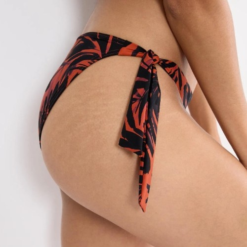 Triumph Swimwear Summer Palm marron slip de bikini