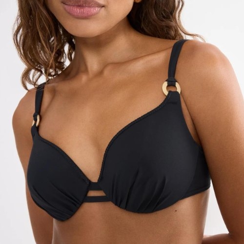 Triumph Swimwear Summer Twist noir haut de bikini préformé