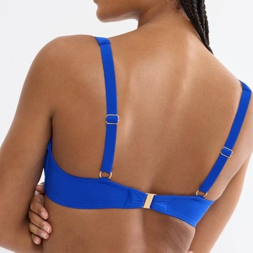 Triumph Swimwear Summer Twist bleu haut de bikini préformé