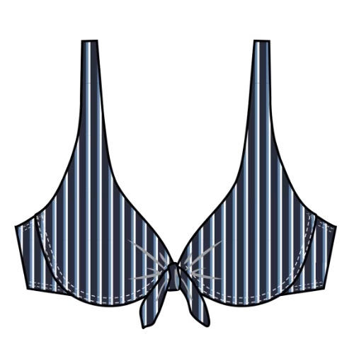 Triumph Swimwear Summer Twist bleu marine maillot de bain