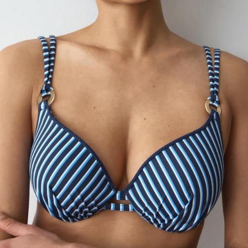 Triumph Swimwear Summer Twist bleu marine haut de bikini préformé
