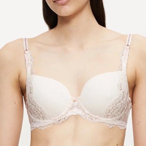 Triomphe Wild Peony Florale blanc soutien-gorge rembourré