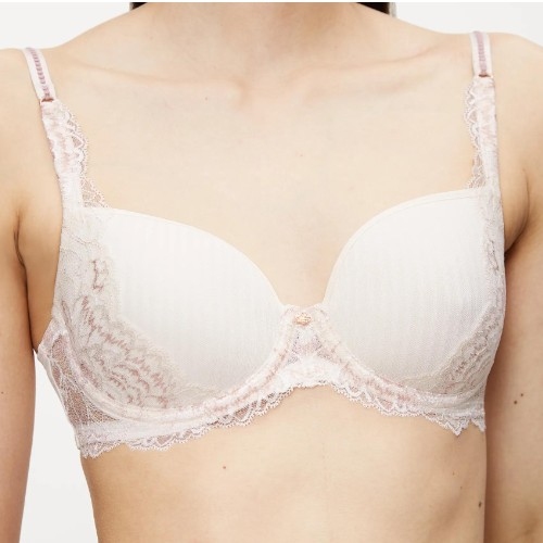Triomphe Wild Peony Florale blanc soutien-gorge rembourré