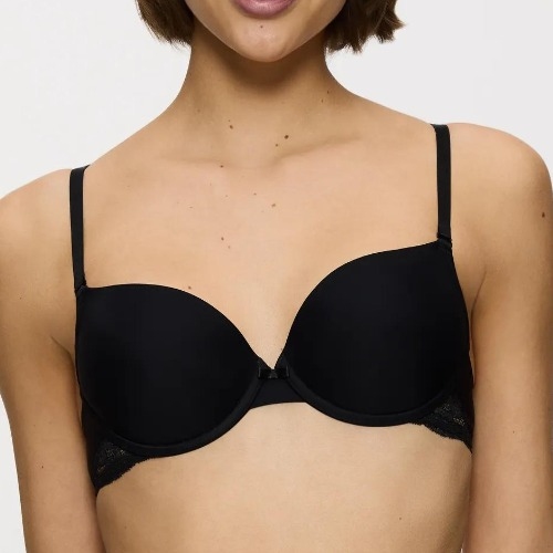 Triomphe Lovely Micro noir soutien-gorge rembourré