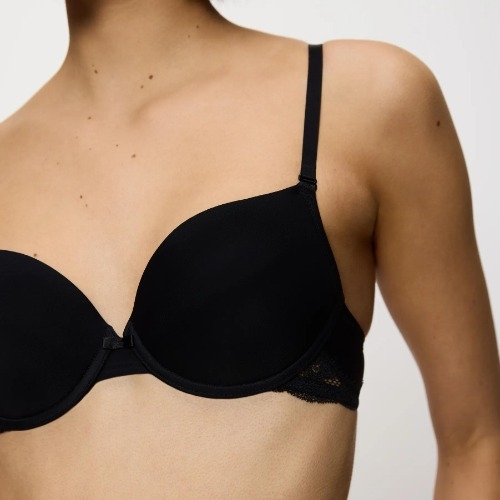 Triomphe Lovely Micro noir soutien-gorge rembourré
