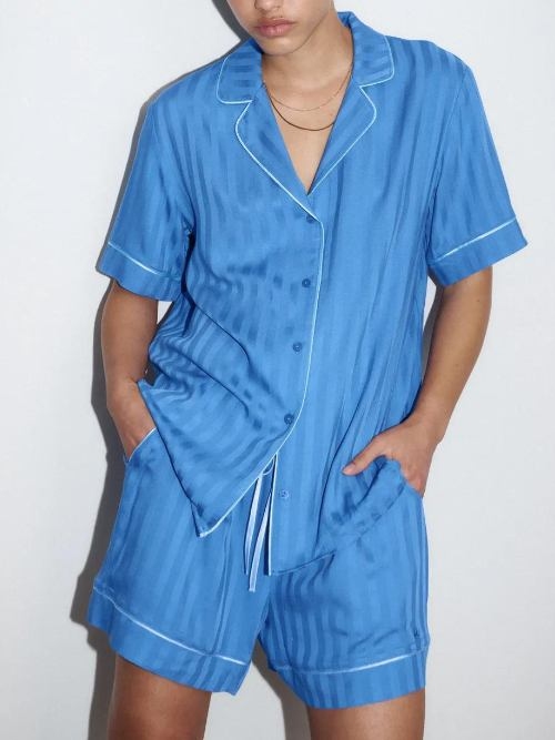 Triomphe Amourette Spotlight bleu pantalon de pyjama