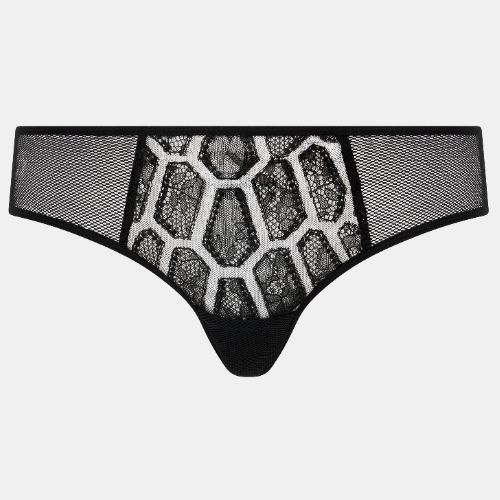 Chantelle Reptilia noir shortie