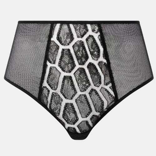 Chantelle Reptilia noir haut slip