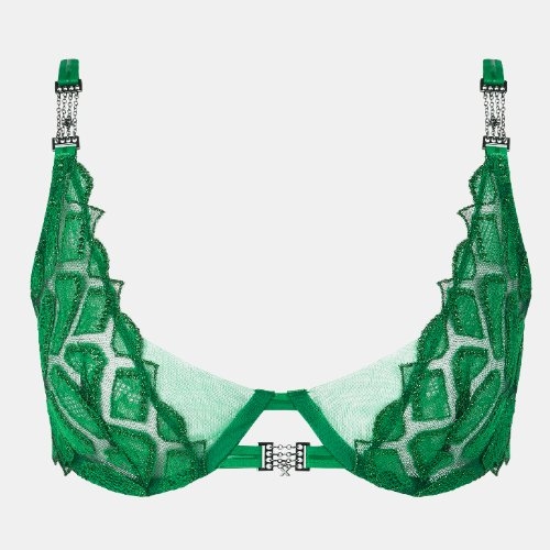 Chantelle Reptilia vert soutien-gorge sans forme