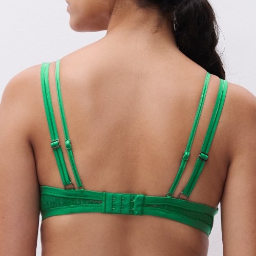 Chantelle Reptilia vert soutien-gorge push up