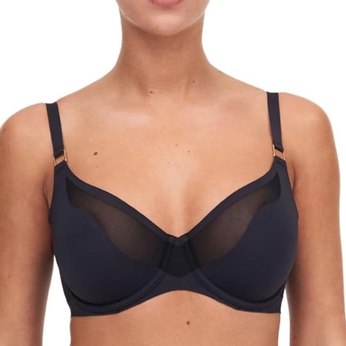 Chantelle Pure Light noir soutien-gorge sans forme