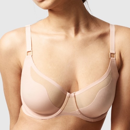 Chantelle Pure Light noir soutien-gorge sans forme