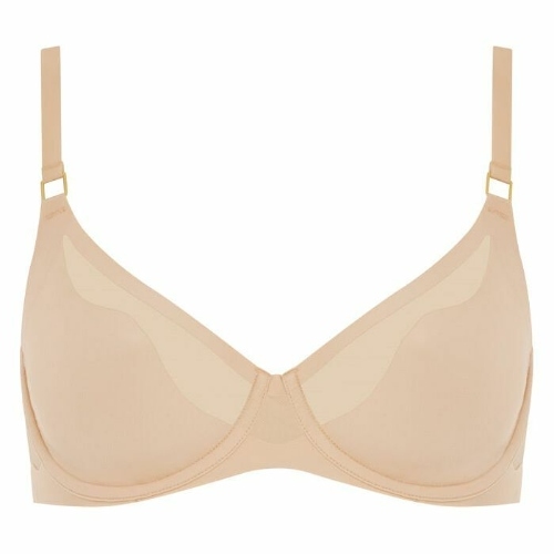 Chantelle Pure Light noir soutien-gorge sans forme