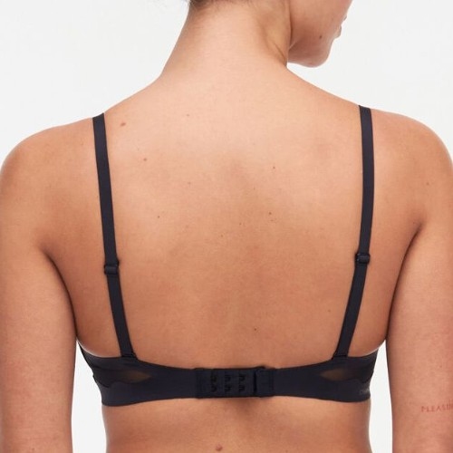 Chantelle Pure Light noir soutien-gorge sans armatures en dentelle