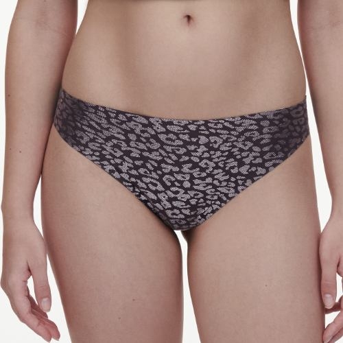 Chantelle SoftStretch gris culotte string