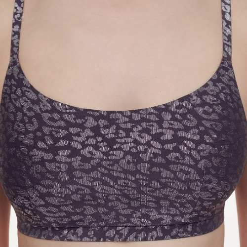 Chantelle SoftStretch gris soutien-gorge sans armatures en dentelle