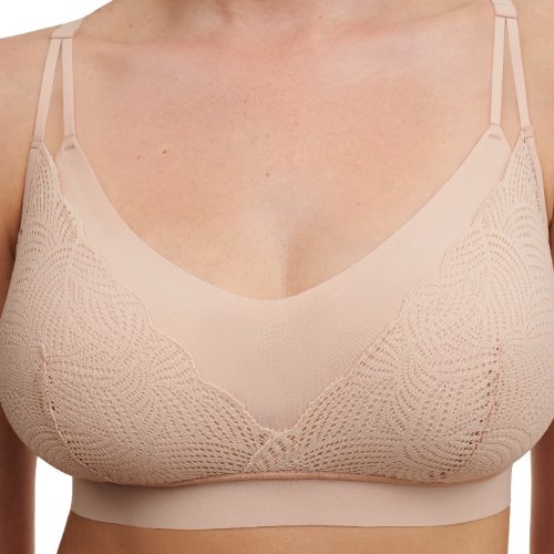 Chantelle SoftStretch beige soutien-gorge rembourré