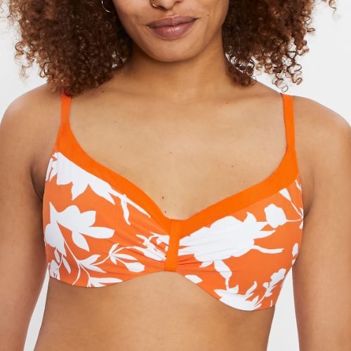 Chantelle Maillots de Bain Tropical orange soutien-gorge bikini corbeille
